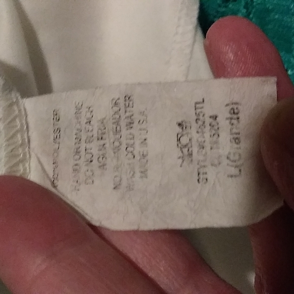 2TEE COUTURE Size Large Lace Dress Mint Green With Sheer Bell Sleeves Tunic - Picture 10 of 12